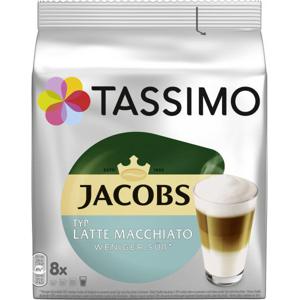 Tassimo Kapseln Typ Latte Macchiato Weniger Süß, 8 Kaffeekapseln