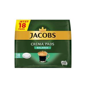 Jacobs Kaffeepads Crema Balance, 18 Senseo kompatible Pads