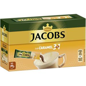 Jacobs Kaffeespezialitäten 3in1 Typ Caramel, 10 Sticks mit Instant Kaffee