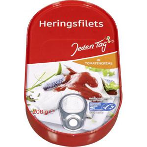 Jeden Tag Heringsfilet in Tomatencreme