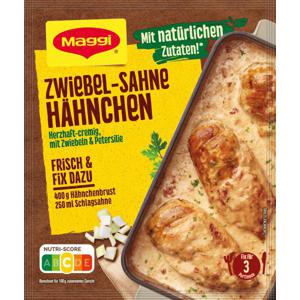 Maggi Fix für Zwiebel-Sahne-Hähnchen