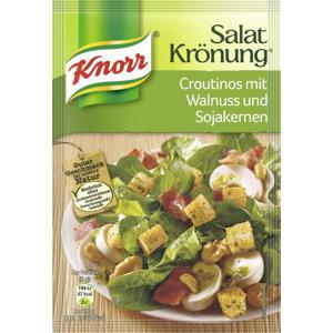 Knorr Salatkrönung Croutinos mit Walnuss und Sojakernen