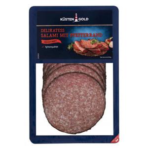 Küstengold Delikatess Salami mit Pefferrand