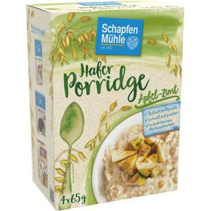 Schapfenmühle Porridge Hafermahlzeit Apfel-Zimt