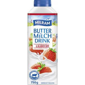 Milram Buttermilch Drink Erdbeer