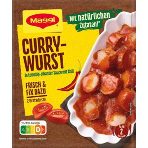 Maggi Fix für Currywurst