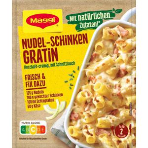 Maggi Fix für Nudel-Schinken Gratin