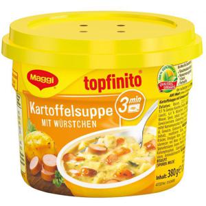 Maggi Topfinito Kartoffelsuppe mit Würstchen