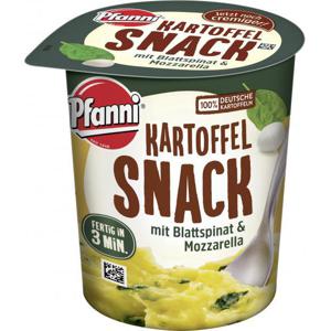 Pfanni Kartoffel Snack mit Spinat & Mozzarella