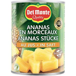 Del Monte Ananas Stücke in Saft