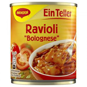 Maggi Ein Teller Ravioli Bolognese