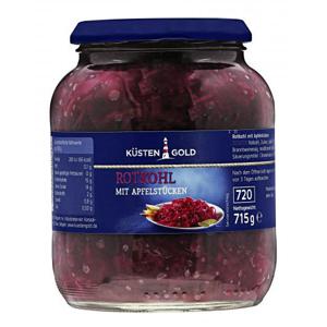 Küstengold Rotkohl mit Apfelstücken