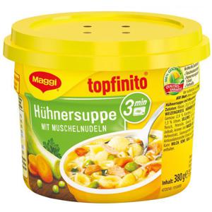 Maggi Topfinito Hühnersuppe mit Muschelnudeln