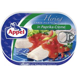 Appel Heringsfilets in Paprika-Creme