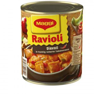 Maggi Ravioli Diavoli in scharfer Tomatensauce