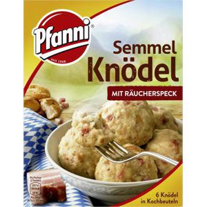 Pfanni Semmel Knödel mit Räucherspeck