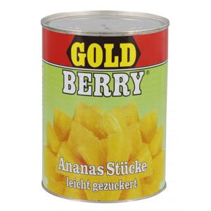 Gold Berry Ananas Stücke leicht gezuckert