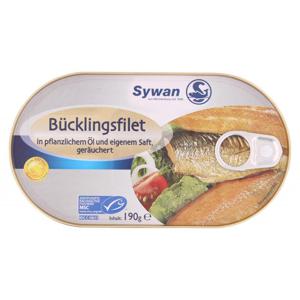 Sywan Bücklingsfilet in Pflanzenöl und eigenem Saft - geräuchert