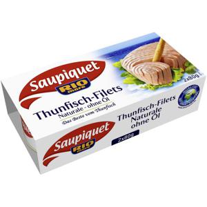 Saupiquet Thunfisch-Filets Naturale ohne Öl