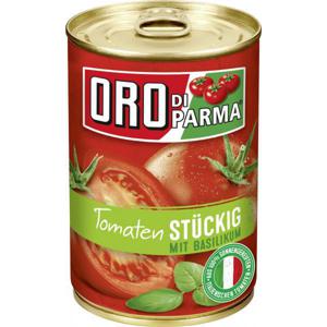 Oro di Parma Tomaten stückig mit Basilikum