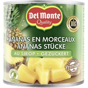 Del Monte Ananas Stücke in Sirup gezuckert