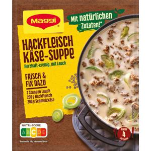 Maggi Fix für Hackfleisch-Käse-Suppe mit Lauch