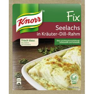 Knorr Fix Seelachs in Kräuter-Dill-Rahm