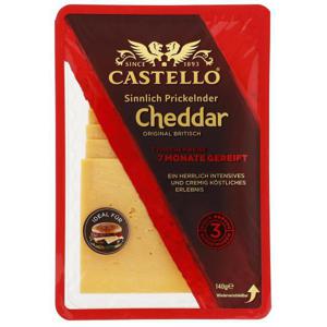 Castello Sinnlich prickelnder Cheddar Scheibenkäse