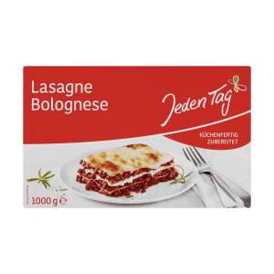 Jeden Tag Lasagne Bolognese