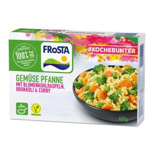 Frosta #Kochebunter Gemüse Pfanne mit Blumenkohlraspeln, Brokkoli & Curry