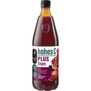 Hohes C Plus Eisen Apfel-Granatapfel-Himbeere (Einweg)