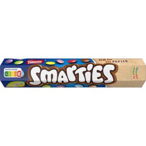 NESTLÉ SMARTIES Hexagon-Riesenrolle, bunte Schokolinsen aus Milchschokolade