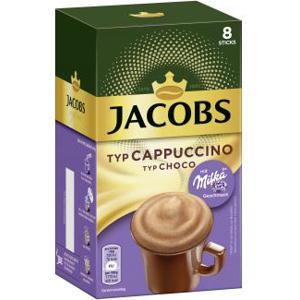 Jacobs Cappuccino Milka, 8 Sticks mit Instant Kaffee