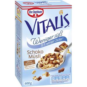 Dr. Oetker Vitalis Weniger süß Schoko Müsli