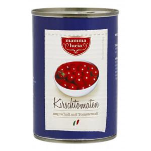 Mamma Lucia Kirschtomaten ungeschält mit Tomatensaft