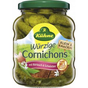 Kühne Cornichons mit Bärlauch & Schalotten