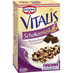 Dr. Oetker Vitalis Schoko Müsli feinherbe Schokolade