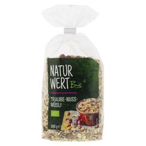 NaturWert Bio Traube-Nuss-Müsli