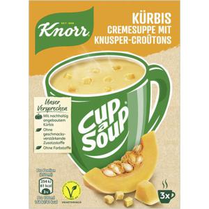 Knorr Cup a Soup Kürbis Cremesuppe mit Knusper-Croûtons