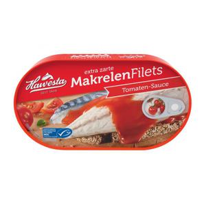 Hawesta Makrelenfilets in Tomaten-Sauce