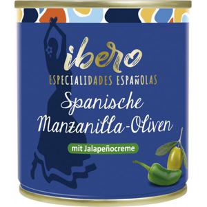 Ibero Spanische Manzanilla Olive mit Jalapeñocreme