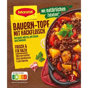 Maggi Fix für Bauern-Topf mit Hackfleisch