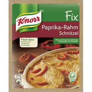 Knorr Fix Paprika-Rahm Schnitzel