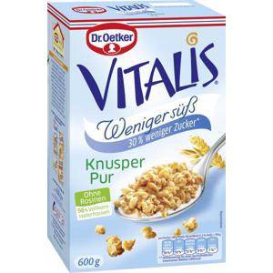 Dr. Oetker Vitalis Weniger süß Knusper Pur Müsli