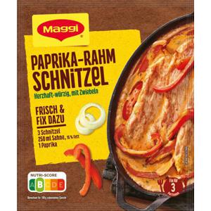 Maggi Fix für Paprika-Rahm Schnitzel