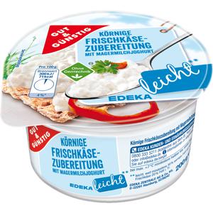 GUT&GÜNSTIG Körniger Frischkäse leicht 0,1% 200g VLOG