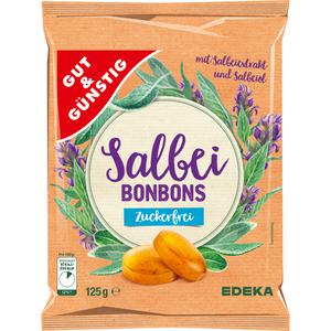 GUT&GÜNSTIG Salbei Bonbons zuckerfrei 125g