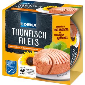 MSC EDEKA Thunfischfilets in Sonnenblumenöl 185g