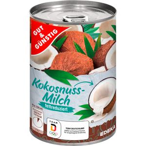 GUT&GÜNSTIG Kokosnussmilch fettreduziert 12%-14% Fett 400ml