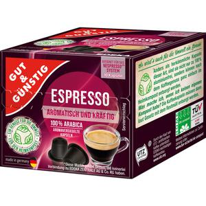 GUT&GÜNSTIG Kaffeekapseln Espresso 10ST 52g